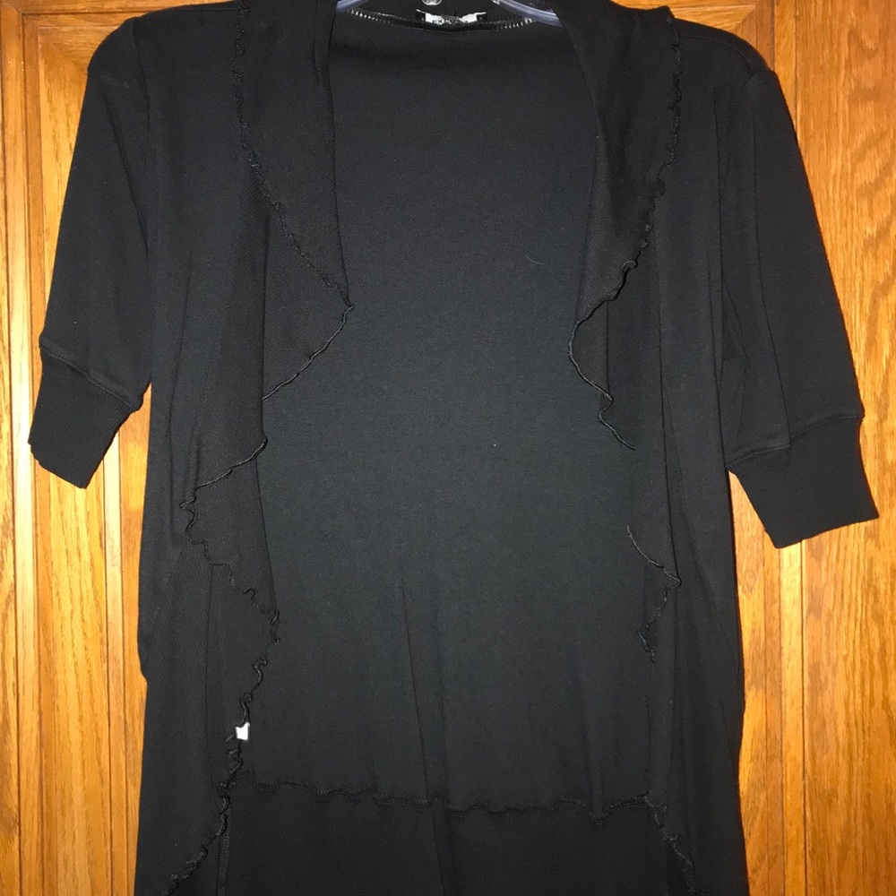Express 3/4 length sleeve open front cardigan